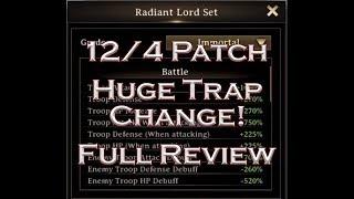 Iron Throne - New Patch Review! New Reinforcement System for Traps, Dom changes, and More!