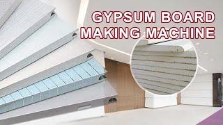 Drywall Manufacturing Gypsum Plaster Board Manufacturing Machine Production Line Gypsum Power Making