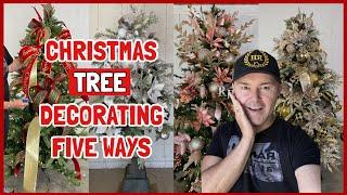 How To Decorate A Christmas Tree Five Ways  / Ramon At Home / Christmas 2024 Decorations