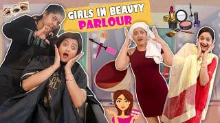 GIRLS IN BEAUTY PARLOUR || Sibbu Giri || Aashish Bhardwaj