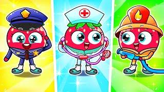 FireGirl, DoctorGirl and PoliceGirl Song  Professions Song | Yum Yum English Kids Songs