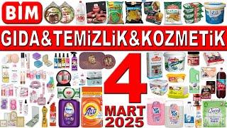 BİM KOZMETİK GIDA VE TEMİZLİK ÜRÜNLERİ BU SALI | BİM 4 MART 2025 KATALOĞU | BİM İNDİRİMLERİ BU HAFTA