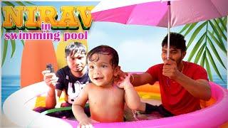 Task la Madhu Win Pannitaa! - Nirav playing in Swimming Pool