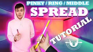 PINKY, RING AND MIDDLE SPREADS  PENSPINNING TUTORIAL