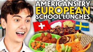 American's Try European School Lunches! #2 (France, Sweden, Portugal)