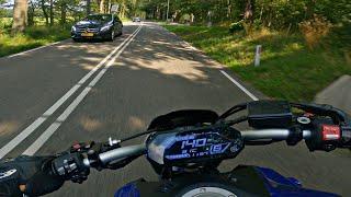 [RAW 4K] POV | YAMAHA MT-07 2021 | FULL AKRAPOVIC | 200 KM/H  | ZANDVOORT