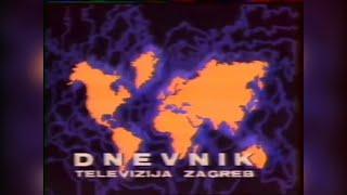 [1983] Croatia TV Zagreb - špica Dnevnik | News Intro