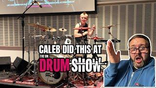 Drummer's Reaction To Caleb H UK Drum Show 2024 Drum Solo