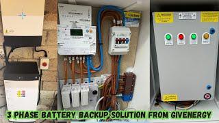 3 phase GivEnergy whole home backup... 11kW 20kWh+ Beast!