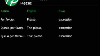 Learn Italian - Survival phrases #3, how to ask for things.