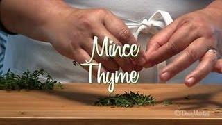 How to Pick and Mince Thyme Leaves