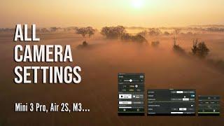 DJI Mini 3 Pro Camera Settings - Best Values for Perfect Stills & Cinematic Video