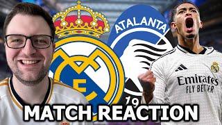 REAL MADRID VS ATALANTA - CHAMPIONS LEAGUE MATCH REACTION