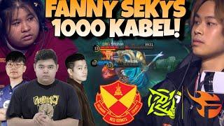 FANNY SEKYS 1000 KABEL !! SRG TOO STRONG 3-0 !! SRG VS NIP FLASH MATCH 3 - SEMIFINAL MSC 2024