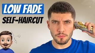 Low Fade Self-Haircut Tutorial | How To Cut Men's Hair 2024