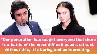 Anna Shcherbakova explained the decline in women's figure skating‼️  #4Lz #figureskating