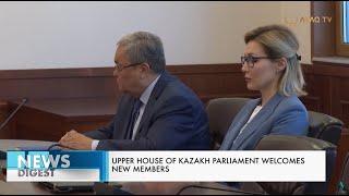 Upper House of Kazakh Parliament welcomes new members. Jibek joly TV