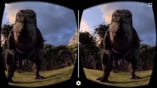 Dinosaurs VR Experience Google Cardboard Virtual Reality 3D Gameplay 1080p