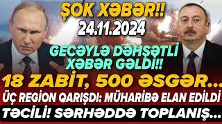 TƏCİLİ! Əsas xəbərlər 24.11.2024 (Xəbər Bələdcisi) xeberler, son xeberler bugun 2024