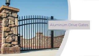 Freedom Aluminum Double Drive Gates