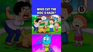 RIDDLE - WHO CUT THE DOG’S HAIR? #mayumiquiz #quiz #riddle #riddles #dog