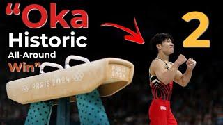 "Shinnosuke Oka's Dramatic All-Around Victory at Paris 2024 Olympics"