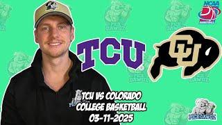 TCU vs Colorado 3/11/25 Free College Basketball Picks and Predictions | NCAAB Pick