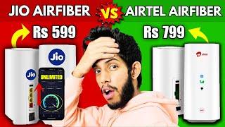 Jio Airfiber vs Airtel Airfiber  - Speed Test, Plans & Problems With Airfiber Long Term Review 