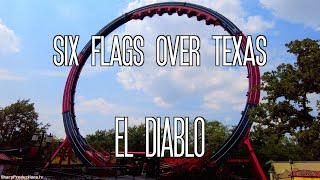 El Diablo Loop Coaster at Six Flags Over Texas