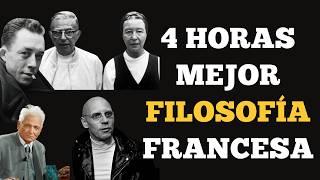 4 horas de la mejor Filosofía Francesa  del Siglo XX - Sartre, Derrida, Foucault, Deleuze, Camus…