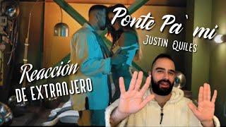 Reacción de Extranjero a Justin Quiles - Ponte Pa' Mi | Revisión de Alemania | Reaction Video