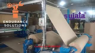 Sujata High Speed Oblique Corrugation Machine with Sheeter