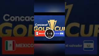 Hasil pertandingan Mexico vs el salvador CONCACAF Gold Cup 2021