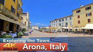 Arona, Italy - Scenic tour exploration in the town of Arona | June 2021 | Travel | 4k - UHD 60fps