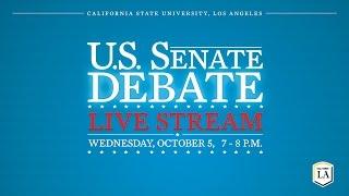 U.S. Senate Debate at Cal State LA