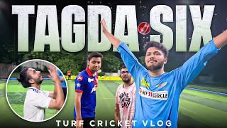 Divanshu vs Rajesh in the final over, who wins? | Turf cricket vlog  @divanshuxcricket @Rrajeshyadav