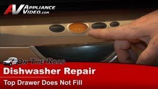 Fisher & Paykel Dishwasher Repair - Top Drawer Does Not Fill - Water Valve