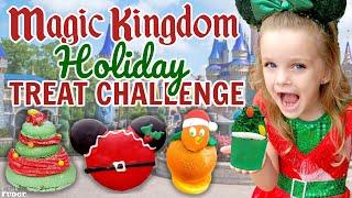 Ultimate Christmas Magic Kingdom Food Challenge: Trying 10 Disney Treats