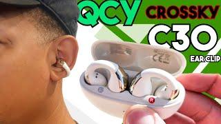 QCY Crossky C30 Ear Clip Earphones Bluetooth 5.4 Wireless TWS Earbuds $30!