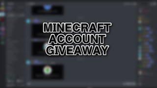 Minecraft Account giveaway 2022