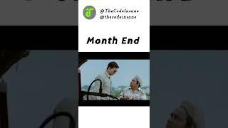 When Salary Get Credited vs Month End || #shorts #comedy #memes #programming #funny #funnyshorts