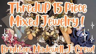 ThredUP 15 Piece Mixed Jewelry Rescue Box Unboxing! Lots Of Branded Costume Pieces!