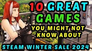 10 AWESOME GAMES You Might Not Have Heard of - Steam Winter Sale 2024