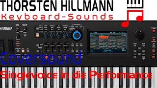 Einsteiger Tutorial Yamaha Modx Montage Eigene Singlevoices in den Performance Mode bringen