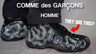 I Got A GRAIL! Comme Des Garcons Nike Foamposite One Cat Eyes Review & On Feet