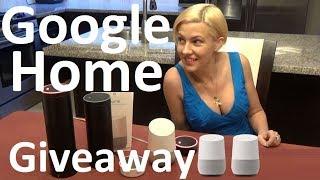 Google Home Giveaway with Bonus Amazon Echo Dot