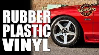 How To Restore Plastic, Rubber, & Vinyl - Masterson's Car Care - Auto Detailing