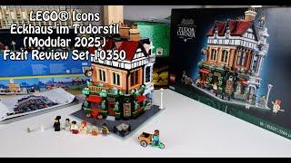 Review Fazit LEGO Modular 2025: Eckhaus im Tudorstil (Icons Set 10350)