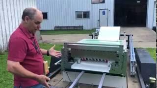 Standing seam metal roof panel machine SS4E 15 on trailer | Roofing machinery.