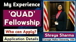 All about 'QUAD Fellowship' ️ || Eligibility || How to Apply? || Inspire Chemistry 